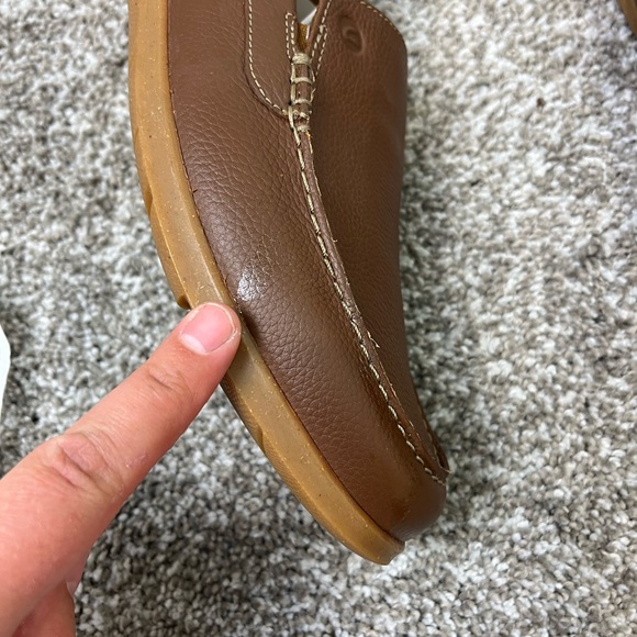 Clarks Men's Brown Loafers NWOT see pics and description for blemishes - Picture 6 of 10